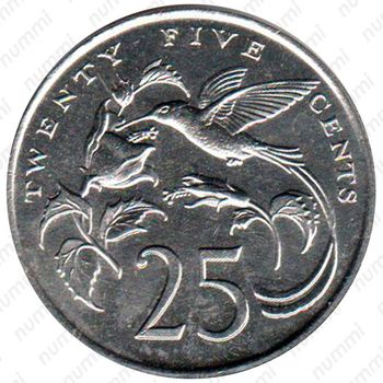 25 центов 1984, без обозначения монетного двора [Ямайка] - Реверс