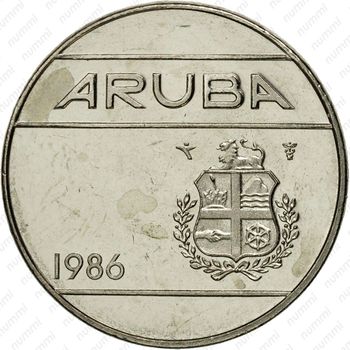 25 центов 1986 [Аруба] - Аверс