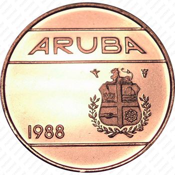 25 центов 1988 [Аруба] - Аверс