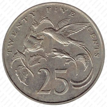 25 центов 1989 [Ямайка] - Реверс