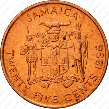 25 центов 1996 [Ямайка] - Аверс