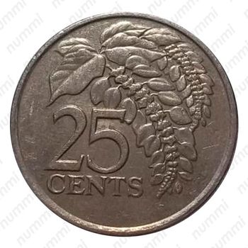 25 центов 1997 [Тринидад и Тобаго] - Реверс
