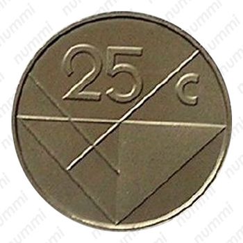 25 центов 1999 [Аруба] - Реверс