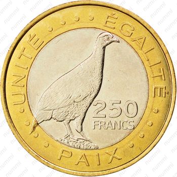 250 франков 2012 [Джибути] - Реверс