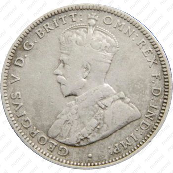 1 шиллинг 1915, H, знак монетного двора: "H" - Хитон, Бирмингем [Австралия] - Аверс