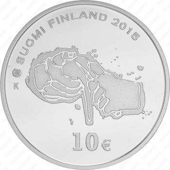 10 евро 2015, Вирккала Финляндия [Финляндия] Proof - Аверс