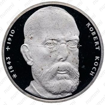 10 марок 1993, Роберт Кох [Германия] - Реверс
