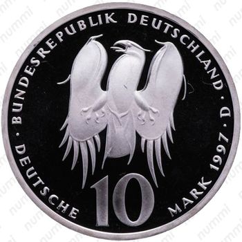 10 марок 1997, D, Меланхтон [Германия] Proof - Аверс
