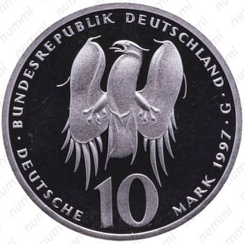 10 марок 1997, G, Меланхтон [Германия] Proof - Аверс