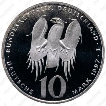 10 марок 1997, J, Меланхтон [Германия] - Аверс