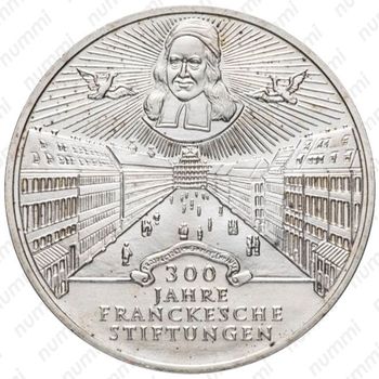 10 марок 1998, A, фонд Франке [Германия] - Реверс