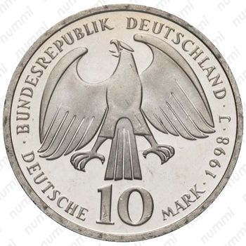 10 марок 1998, J, Вестфальский мир [Германия] - Аверс