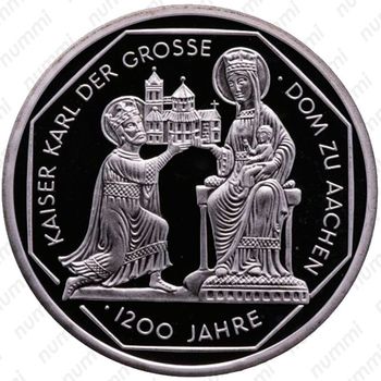 10 марок 2000, G, Ахенский собор [Германия] - Реверс