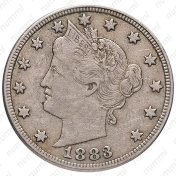 5 центов 1883, Liberty [США] - Аверс