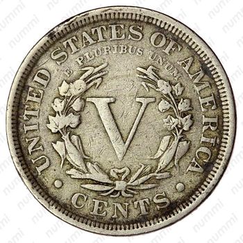 5 центов 1893, Liberty Nickel [США] - Реверс