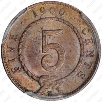 5 центов 1900 [Малайзия] - Реверс