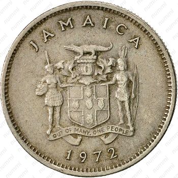 5 центов 1972, без обозначения монетного двора [Ямайка] - Аверс