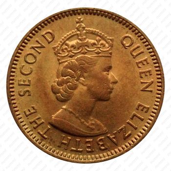 5 центов 1976, Елизавета II (жёлтый цвет) [Белиз] - Аверс