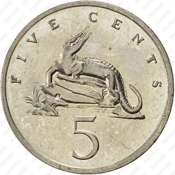 5 центов 1993 [Ямайка] - Реверс