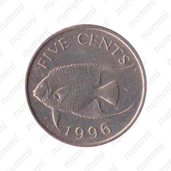 5 центов 1996 [Бермудские Острова] - Реверс