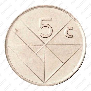 5 центов 1999 [Аруба] - Реверс