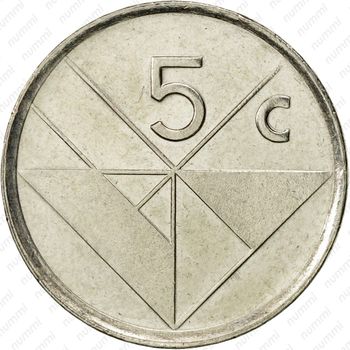 5 центов 2001 [Аруба] - Реверс