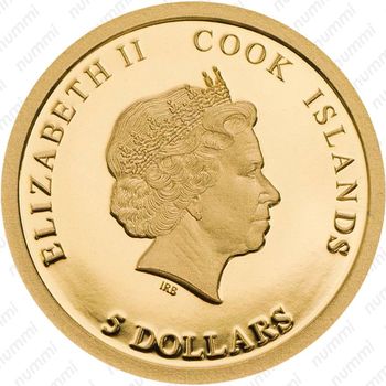 5 долларов 2016, Brexit Острова Кука [Австралия] Proof - Аверс