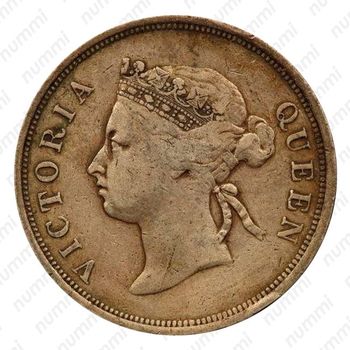 50 центов 1895 [Малайзия] - Аверс