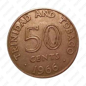 50 центов 1966 [Тринидад и Тобаго] - Реверс