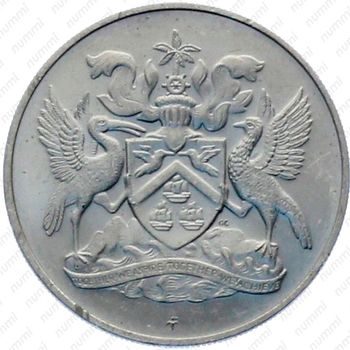 50 центов 1972, FM, 10 лет независимости [Тринидад и Тобаго] - Аверс