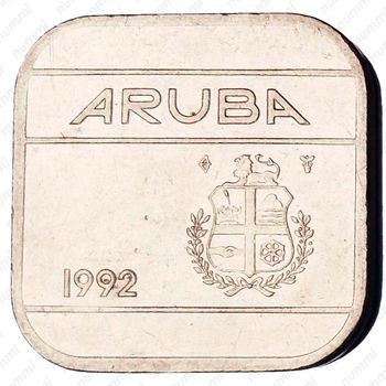 50 центов 1992 [Аруба] - Аверс