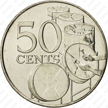 50 центов 2003 [Тринидад и Тобаго] - Реверс