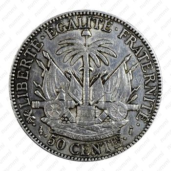 50 сантимов 1883 [Гаити] - Реверс