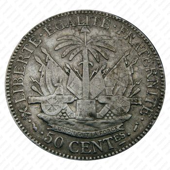 50 сантимов 1887 [Гаити] - Реверс