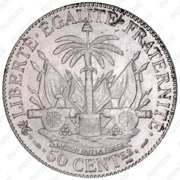 50 сантимов 1895 [Гаити] - Реверс
