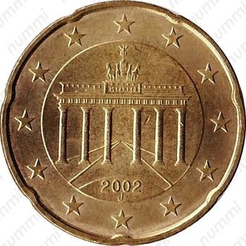 20 евро центов 2002 - Аверс