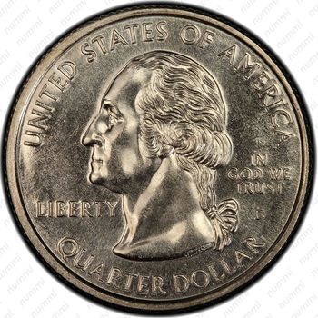 25 центов 1999, Нью-Джерси - Аверс