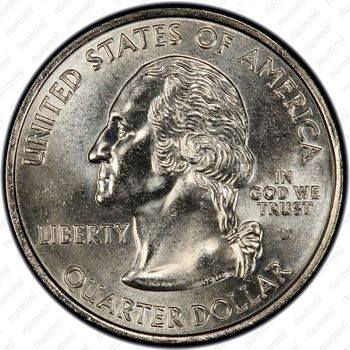 25 центов 2001, Кентукки - Аверс