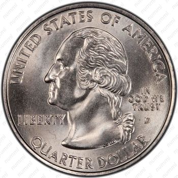 25 центов 2001, Нью-Йорк - Аверс