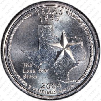 25 центов 2004, Техас - Реверс