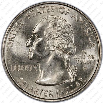 25 центов 2005, Канзас - Аверс