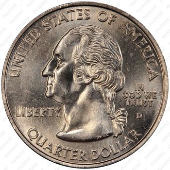 25 центов 2005, Миннесота - Аверс