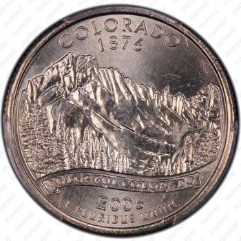 25 центов 2006, Колорадо - Реверс