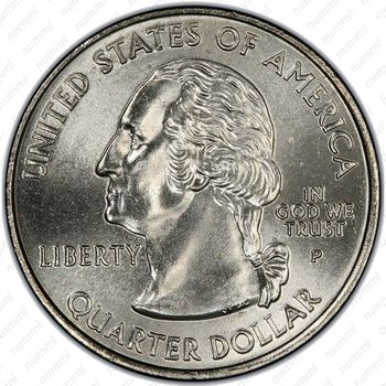 25 центов 2007, Монтана - Аверс