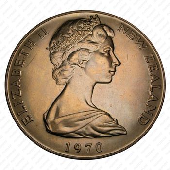 1 доллар 1970, гора [Австралия] - Аверс