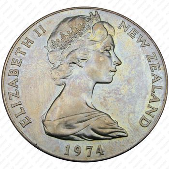 1 доллар 1974, игры Содружества [Австралия] - Аверс