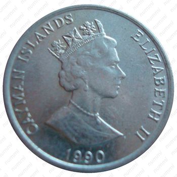 10 центов 1990 [Каймановы острова] - Аверс