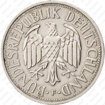 2 марки 1951, F, знак монетного двора: "F" - Штутгарт [Германия] - Аверс