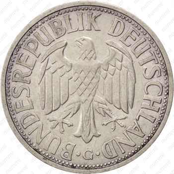 2 марки 1951, G, знак монетного двора: "G" - Карлсруэ [Германия] - Аверс