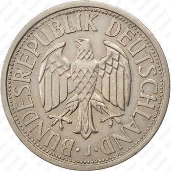 2 марки 1951, J, знак монетного двора: "J" - Гамбург [Германия] - Аверс